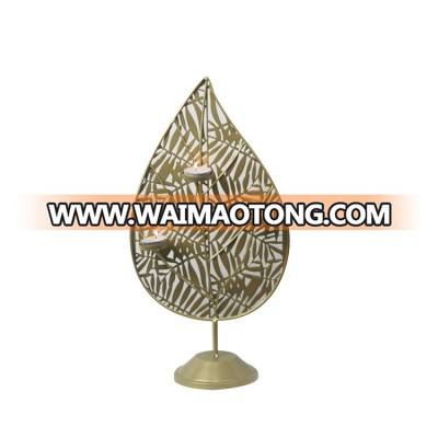 Leaf Shape Metal Tealight Candle Holder