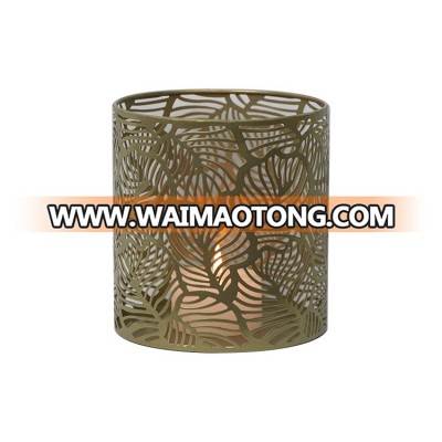 New design Golden Metal Candle Decorative Holder